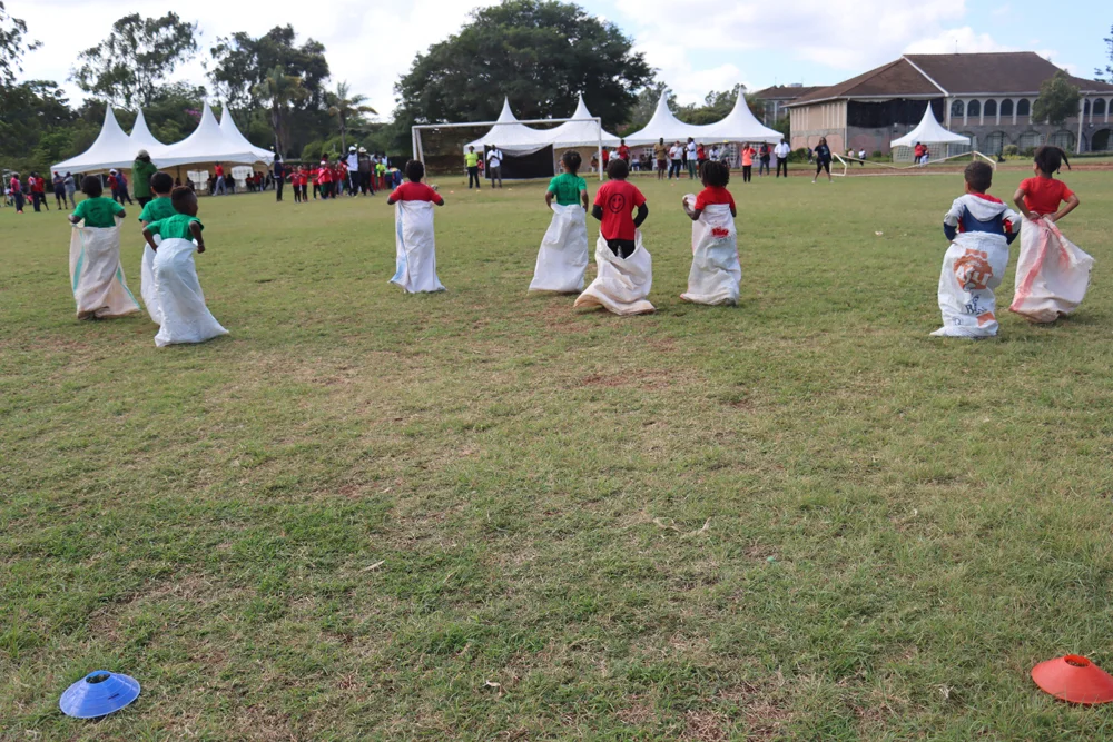Sack race